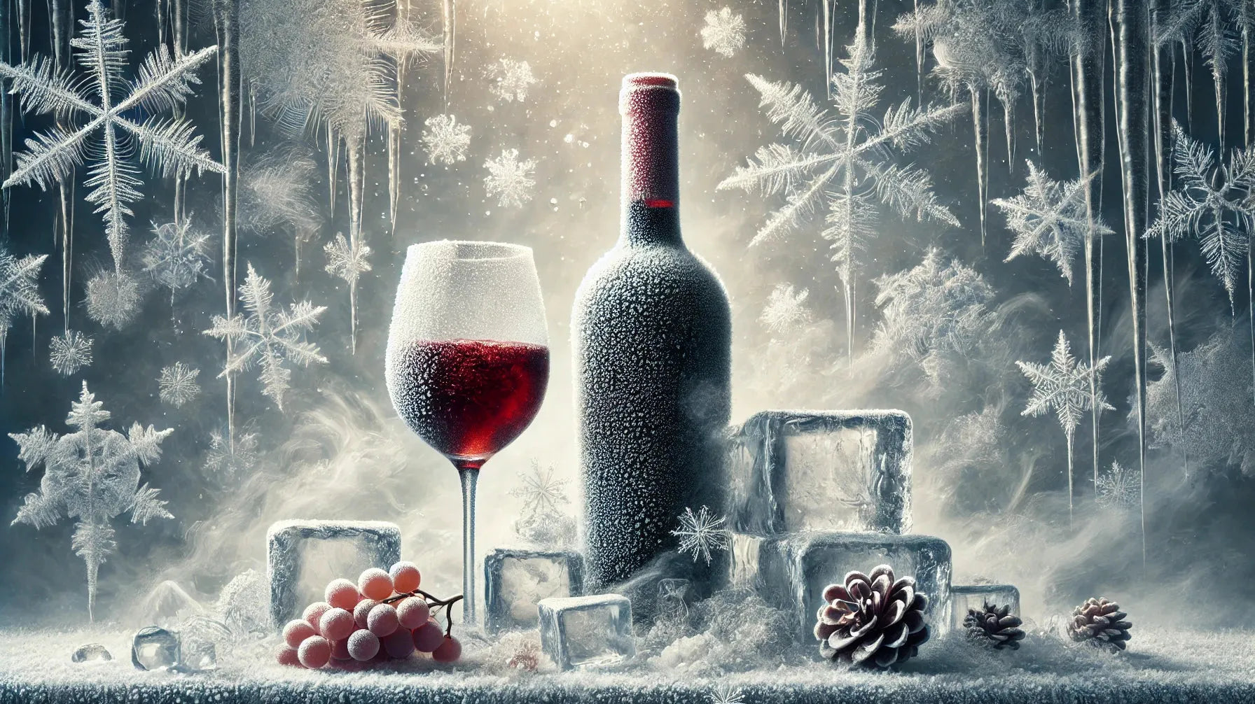 Kan vin fryse til is