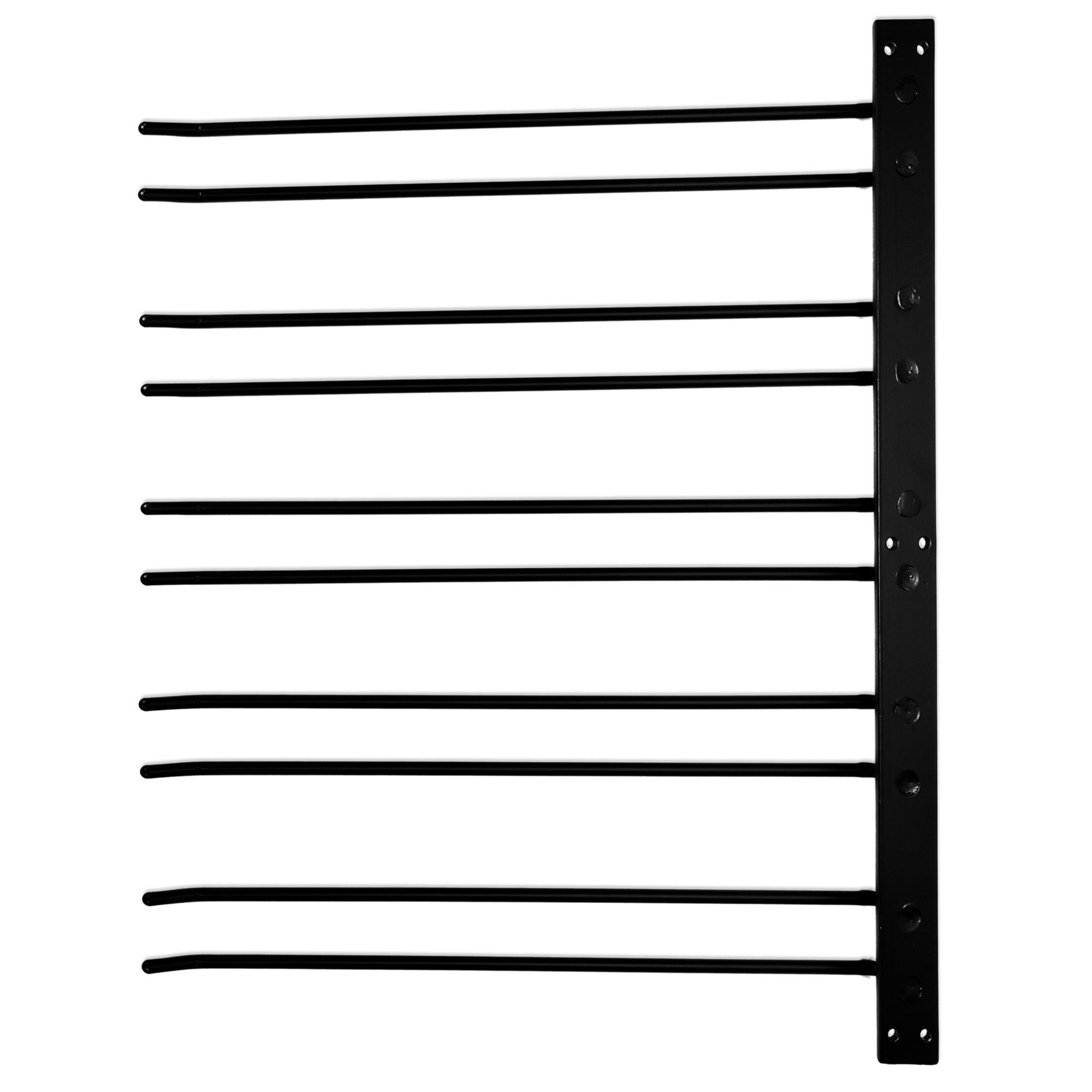 Vinglasholder med plads til 20 glas i sort og ingen glas i