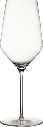 Zalto hvidvinsglas med slank stilk og elegant, bred skål, designet til at fremhæve de fineste aromaer og smagsnuancer i hvidvin. Mundblæst blyfrit krystalglas, kendt for sin klarhed og holdbarhed.