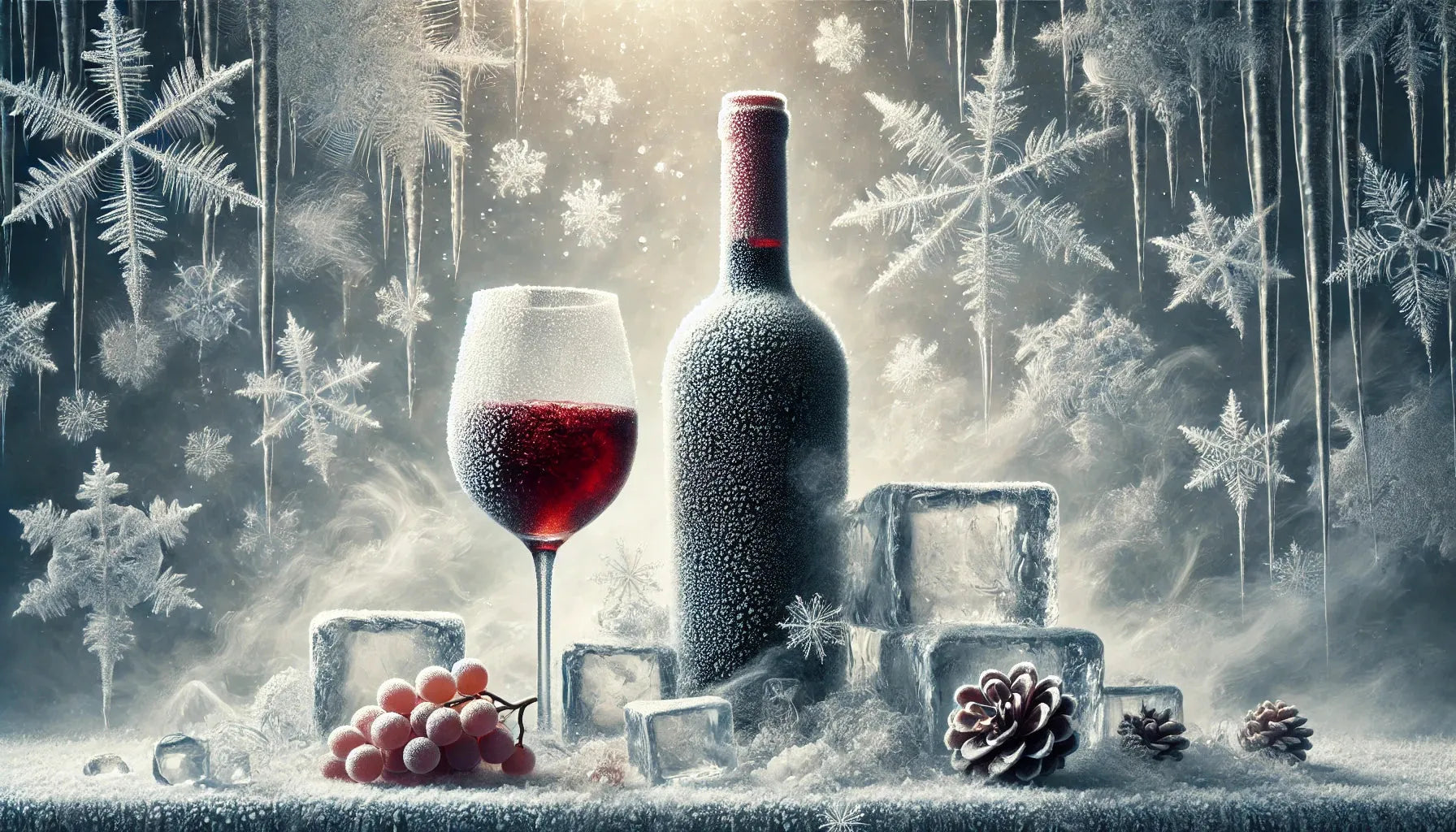 Kan vin fryse til is